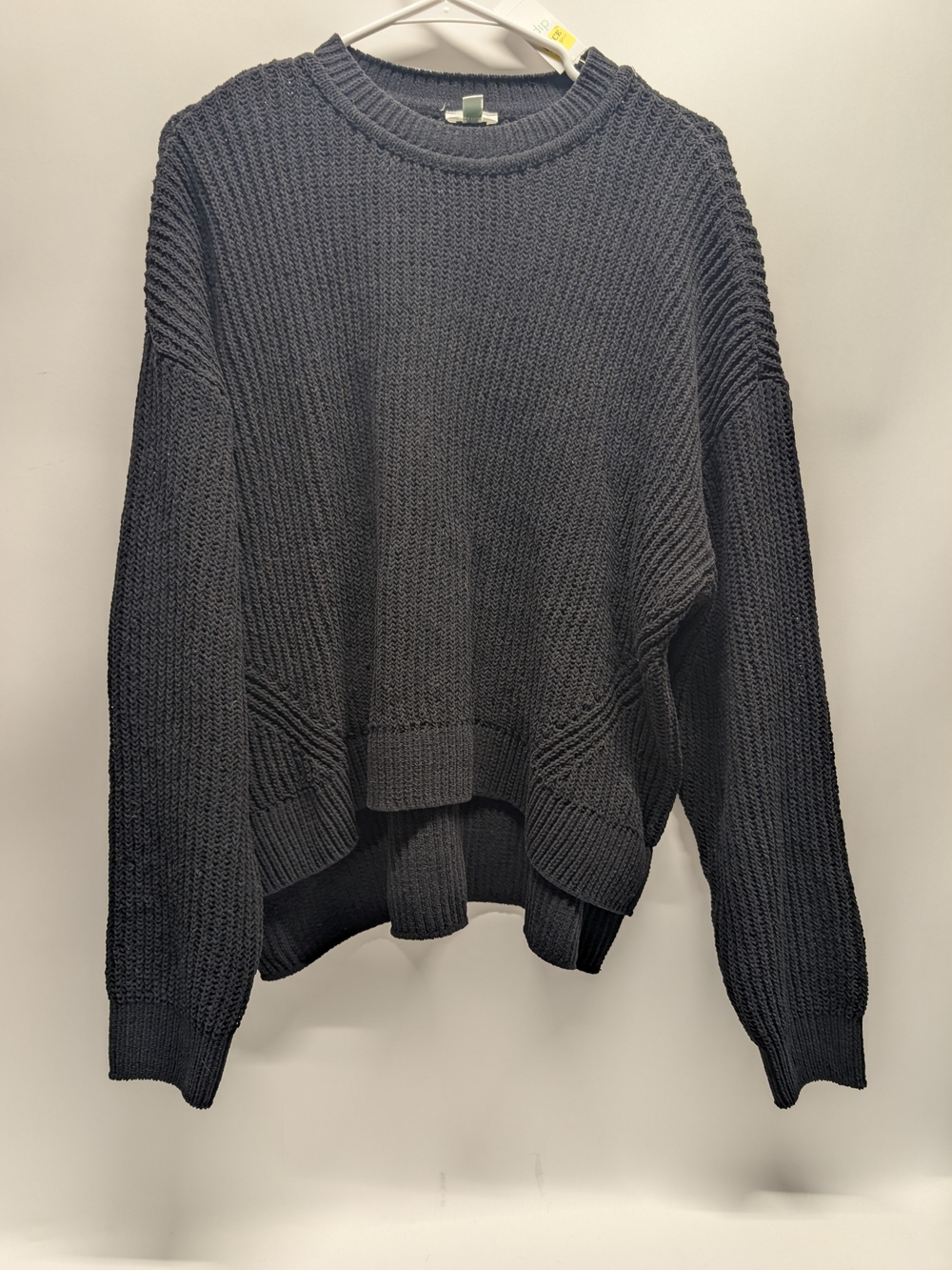 dip Charcoal Ribbed Crewneck Sweater